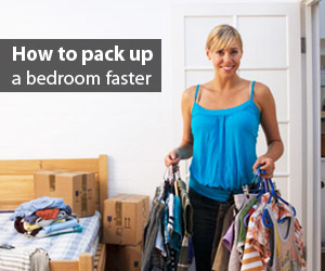 Pack up bedroom tips