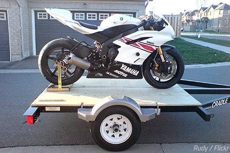 How to ship a motorcycle cross country