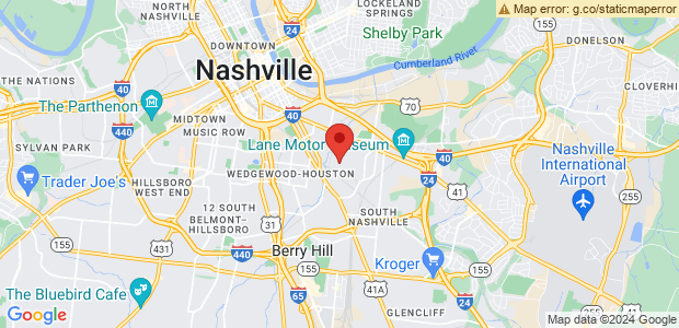 Nashville,Tennessee Map