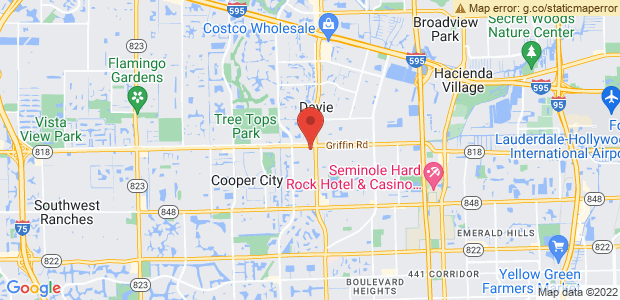 Davie,Florida Map