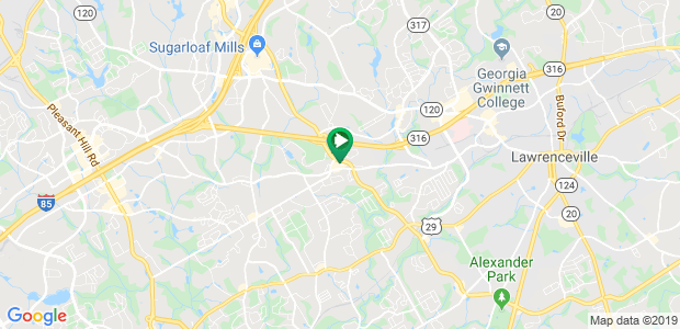 Lawrenceville,Georgia Map